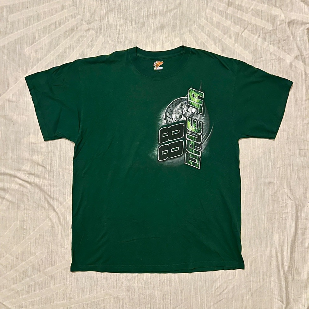 2009 Dale Earnhardt Jr NASCAR T-Shirt | #88 AMP Energy Chevy Impala | Green